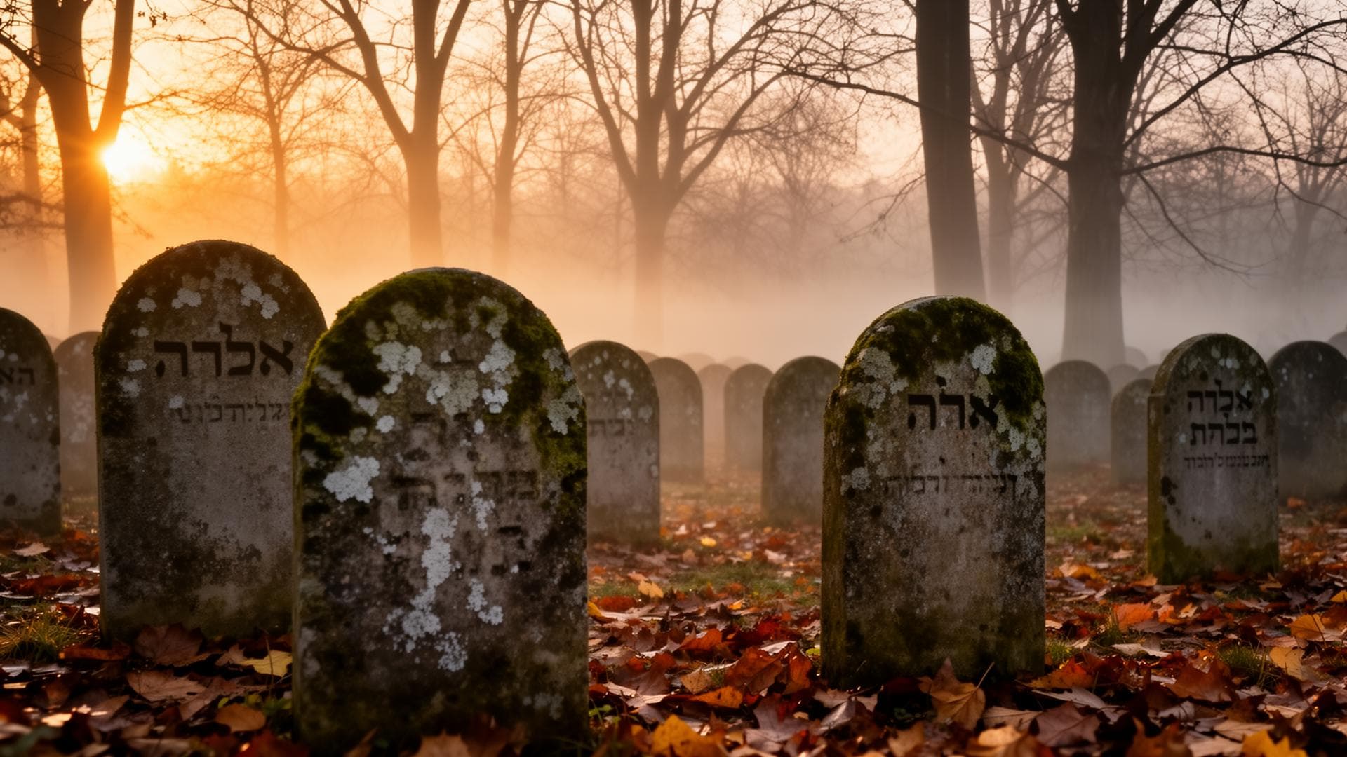 Historic cemetery path